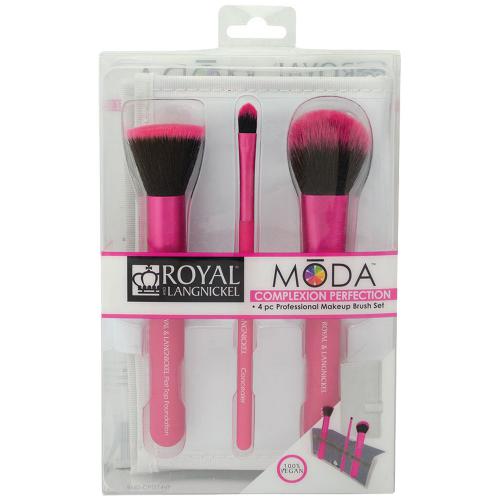 ROYAL AND LANGNICKEL Moda Complexion Perfection Set Pensule 4 piese Roz