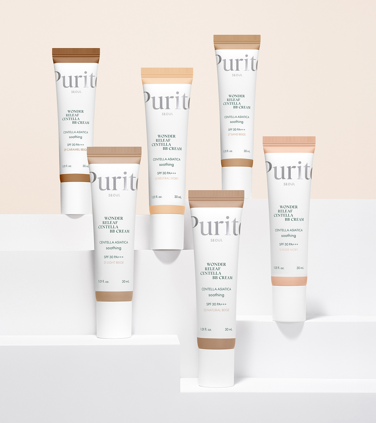 PURITO Wonder Releaf Centella BB Cream Natural Fit