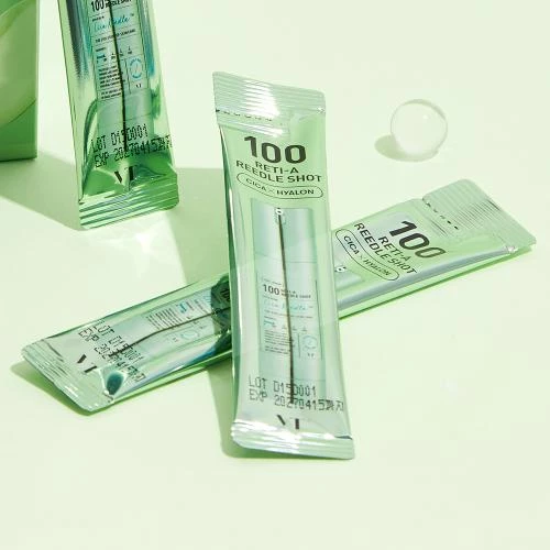 VT COSMETICS 100 Reti-A Reedle Shot ser de fata - luminozitate si hidratare, 10 buc