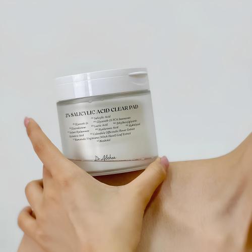 Dr. Althea 2% Salicylic Acid Clear Pad dischete - exfoliere si curatare, 60 buc