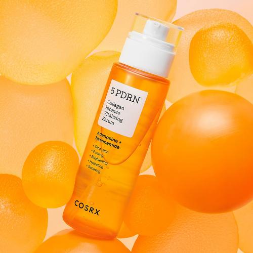 COSRX 5 PDRN Collagen Intensive Vitalizing, 100 ml - ser de fata formulat cu niacinamida si colagen, care contribuie la imbunatatirea aspectului tern si la sustinerea barierei naturale a pielii