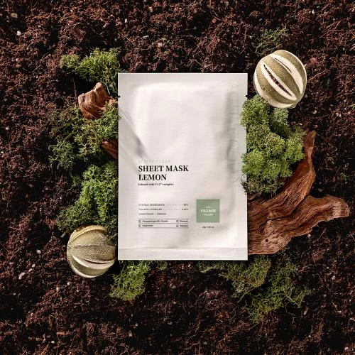 Active Clean Sheet Mask Lemon Masca de fata iluminatoare 23 gr