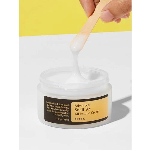 COSRX Advanced Snail 92 Crema pentru fata Hidratanta - Calmare si Elasticitate cu Mucina de Melc, 100 ml