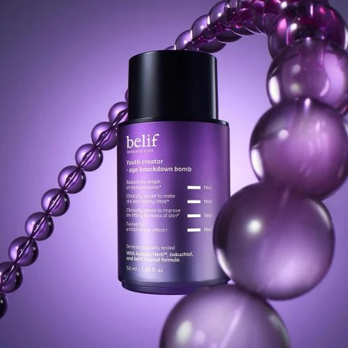 Belif Youth Creator - Age Knockdown Bomb Ser de față 50 ml – Ser anti-îmbătrânire pentru fermitate și reducerea porilor
