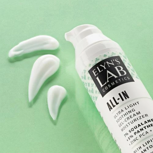 ELYN'S LAB All-In Crema pentru fata Calm & Clear - hidratare matifianta si calmanta pentru ten acneic, sensibil si mixt, 100 ml