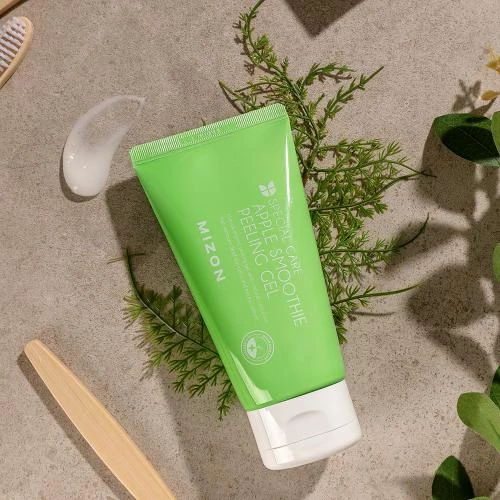 Mizon Apple Smoothie Gel Exfoliant pentru Fata - Exfoliere Delicata si Luminozitate Naturala, 120ml