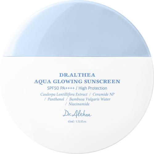Aqua Glowing Sunscreen Crema de fata SPF 50 + PA++++ 45 ml