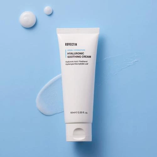 ROVECTIN Aqua Hyaluronic Crema hidratanta pentru fata - Hidratare intensa si iluminare ten sensibil si gras, 60 ml