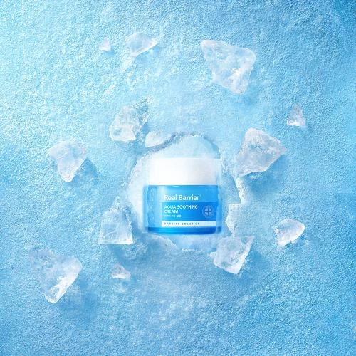 REAL BARRIER Aqua Soothing Crema pentru fata Calmanta - Hidratare Intensa si Protectie Bariera Cutanata, 50 ml