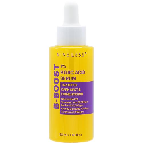 NINE LESS B-Boost 1% Kojic Acid Ser de fata iluminator 30 ml