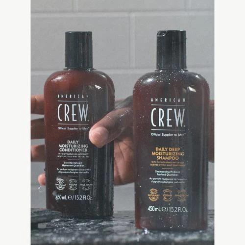 American Crew Daily Conditioner – Balsam Hranitor pentru Utilizare Zilnică, Bărbați, 250 ml | Grooming Profesional