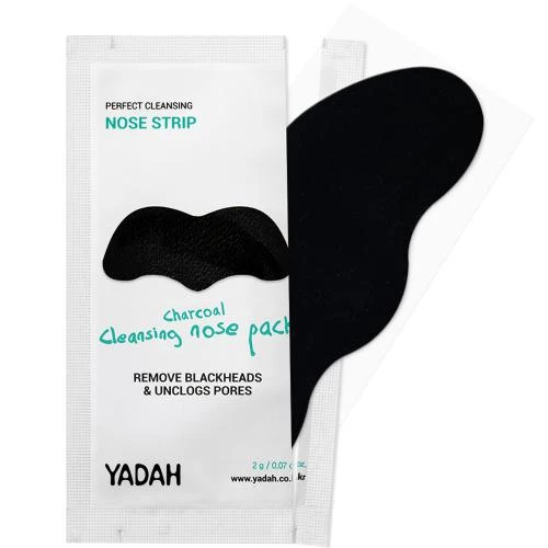 Charcoal Cleansing Nose Pack Benzi pentru indepartarea punctelor negre cu carbune 10 x 2 gr
