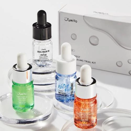 Jumiso All Day Vitamin Trial Kit – Set cu 4 Seruri mini de Față, 4 x 5 ml | K-beauty