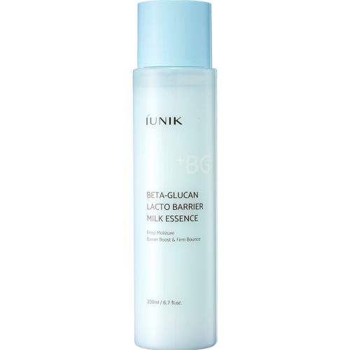 IUNIK Beta Glucan Lacto Barrier Milk 200 ml - Esenta formulata cu Lactobacillus Ferment Lysate si beta-glucan, care contribuie la hidratarea pielii si la mentinerea confortului cutanat