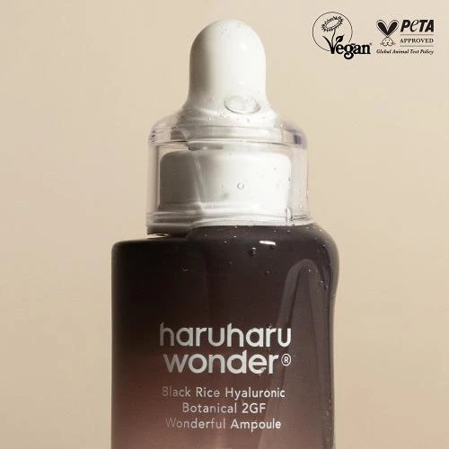 HARUHARU WONDER Black Rice Hyaluronic Botanical 2GF Wonderful Ampoule ser de fata - hidratare si regenerare, 30 ml