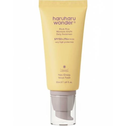 HARUHARU WONDER Black Rice Moisture Airyfit Daily Sunscreen Crema de fata - protectie si hidratare, 50 ml