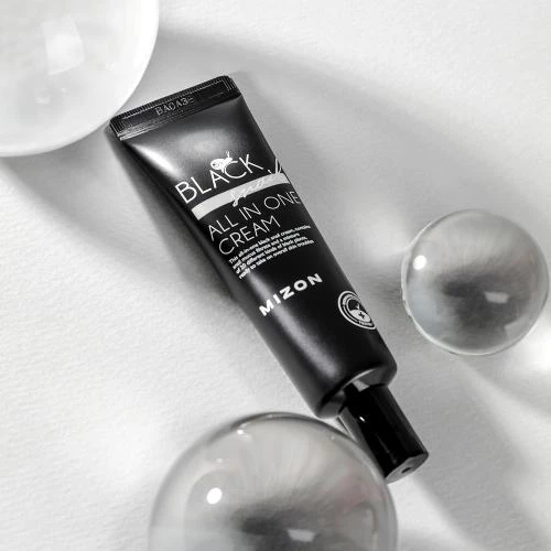Mizon Black Snail All In One – Cremă de față anti-rid cu extract de melc negru, 35ml