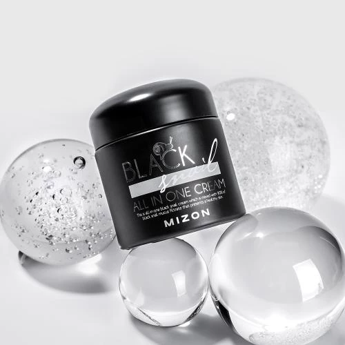 Mizon Black Snail All In One – Cremă de față anti-rid cu extract de melc negru, 75ml