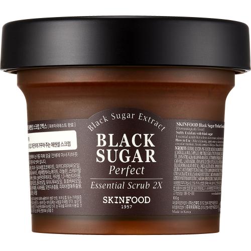 SKINFOOD Black Sugar Perfect Essential Scrub Masca de fata exfolianta 100 ml