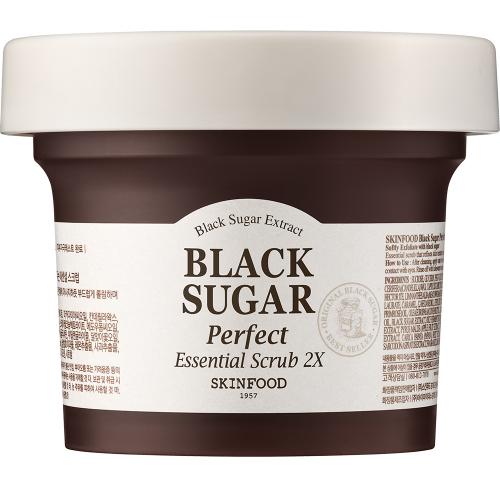 SKINFOOD Black Sugar Perfect Essential Scrub Masca de fata exfolianta 210 ml