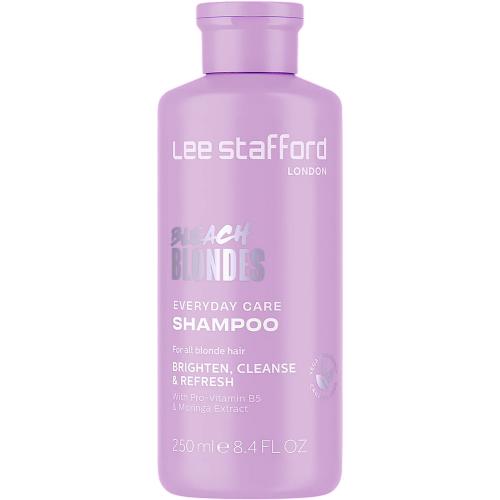 LEE STAFFORD Bleach Blondes Everyday Care, 250 ml - sampon formulat cu extract de musetel si provitamina B5 (pantenol), care contribuie la curatarea scalpului si lungimilor si la metinerea unui ton rece al parului blond natural sau decolorat