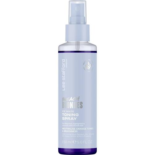 LEE STAFFORD Bleach Blondes Ice White Toner Correcting Spray Balsam - neutralizare si descurcare, 150 ml