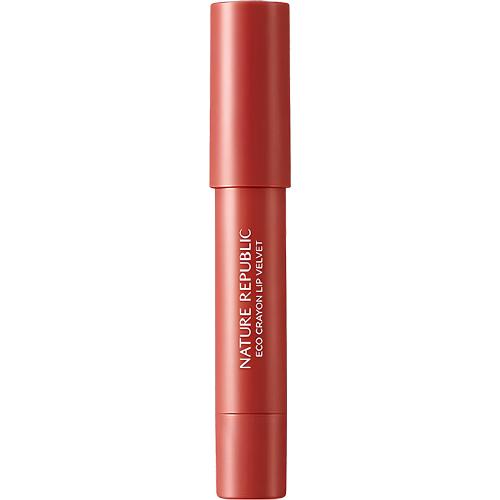 NATURE REPUBLIC By Flower Eco Crayon Lip Velvet 04 Chilli Red Ruj creion