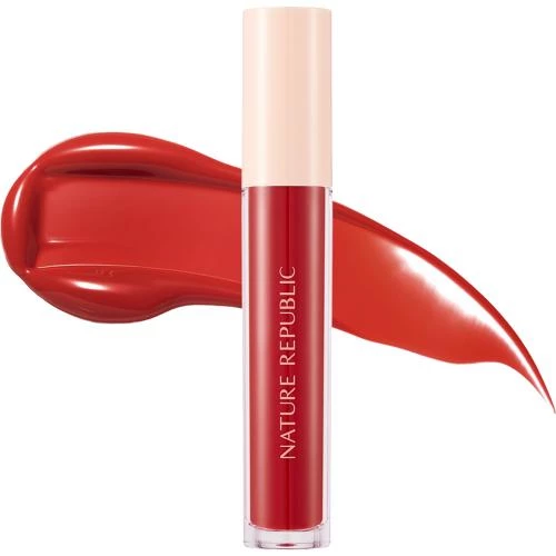 Nature Republic By Flower Nuantator pentru buze 01 Crushed Cherry - hidratare intensa si culoare vibranta, 4.5g