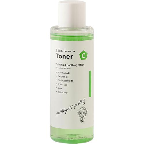 VILLAGE 11 FACTORY C Skin Formula Toner Toner de fata calmant 250 ml