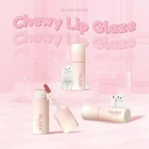 BLACK ROUGE Chewy Lip Glaze Luciu de buze GZ05 Apple Dew - Luciu hidratant volum si stralucire intensa, 4.5g