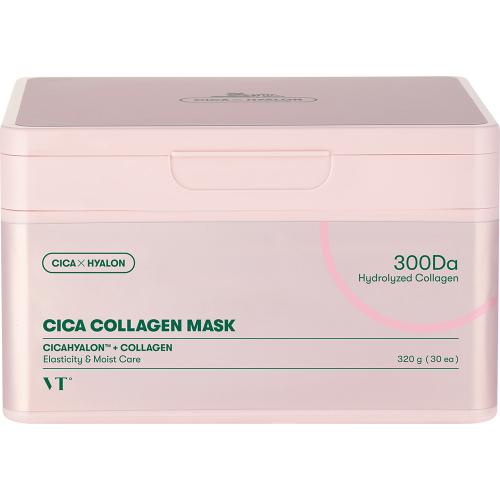 VT COSMETICS Cica Collagen Facial Sheet Mask set - hidratare si elasticitate, 30 buc