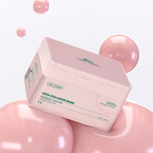 VT COSMETICS Cica Collagen Facial Sheet Mask set - hidratare si elasticitate, 30 buc