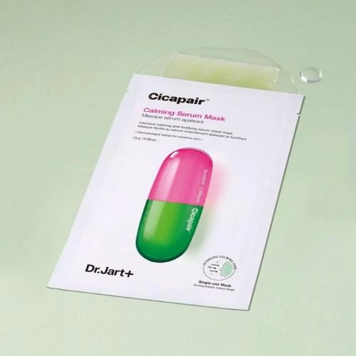 Dr. Jart+ Cicapair Calming Serum Mask – Mască de Față cu Efect Calmant, 25 gr