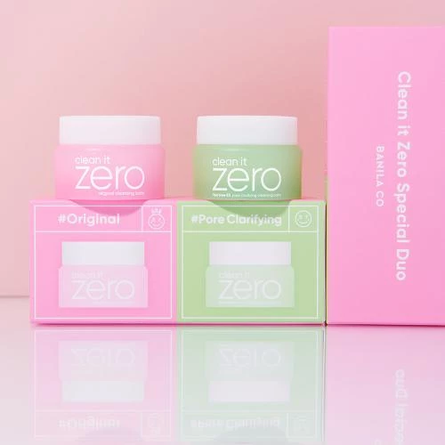 BANILA CO Clean it Zero Balsam Demachiant Duo Mini - Curatare Profunda si Hidratare, 2 x 7 ml