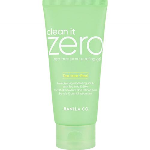 BANILA CO Clean It Zero Tea Tree Pore Peeling Gel, 120 ml - exfoliant formulat cu BHA si acid hialuronic, care contribuie la curatarea porilor si la netezirea pielii si la metinerea confortului dupa exfoliere