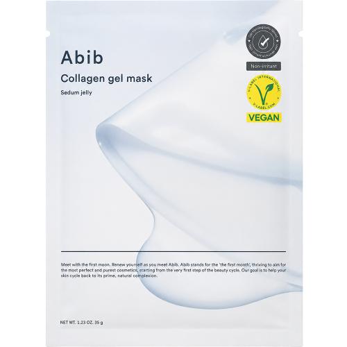 ABIB Collagen Gel Mask Sedum Jelly - masca de fata formulata cu colagen vegan si acid hialuronic, care contribuie la hidratarea pielii si la mentinerea aspectului ferm - 35 ml