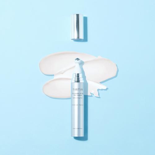 TIRTIR Collagen Lifting Eye Cream - crema de ochi formulata cu colagen vegetal si adenozina, care contribuie la calmarea pielii si la mentinerea confortului cutanat - 15 ml