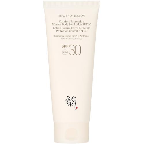 BEAUTY OF JOSEON Comfort Protection Mineral Body Sun Lotion SPF 30, 150 ml - Lotiune de corp formulata cu oxid de zinc si pantenol, care contribuie la hidratarea pielii si la metinerea barierei cutanate