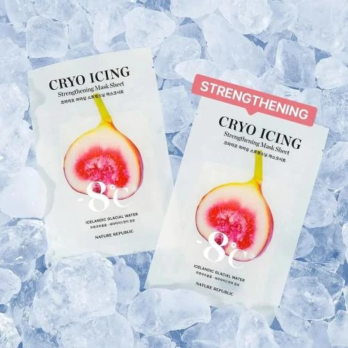NATURE REPUBLIC Cryo Icing Masca de Fata Fortifianta cu Ceramide - Hidratare Intensa si Intarirea Barierei Pielii, 27 ml
