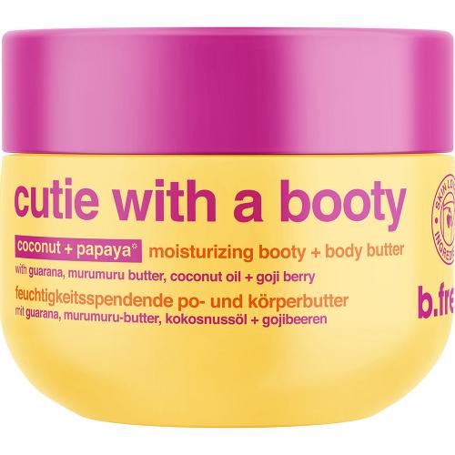 B.fresh Cutie With a Booty 250 ml - unt de corp formulata cu extract de guarana si unt de murumuru, care contribuie la hidratarea pielii si la mentinerea confortului cutanat