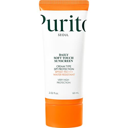 PURITO Daily Soft Touch Crema de fata SPF 50+ - Protectie UV Matifianta si Hidratare Intensiva, 60 ml