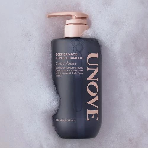 UNOVE Deep Damage Repair sampon - hidratare si elasticitate - pentru toate tipurile de par, 500 ml