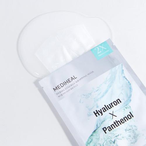 Derma Synergy Wrapping Sheet Mask Hyaluron X Panthenol Moisture Masca de fata 25 ml