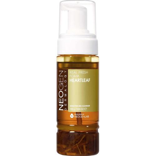 NEOGEN Dermalogy  Real Fresh Foam Heartleaf, 160 gr - Spuma de curatare formulata cu apa de Heartleaf si arbore de ceai, care contribuie la indepartarea impuritatilor, a excesului de sebum si a reziduurilor acumulate la nivelul pielii si al porilor