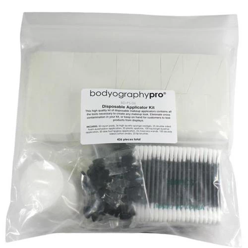 Bodyography Disposable Applicator Set – Kit de Pensule și Aplicatoare de Unică Folosință | Machiaj Profesional USA