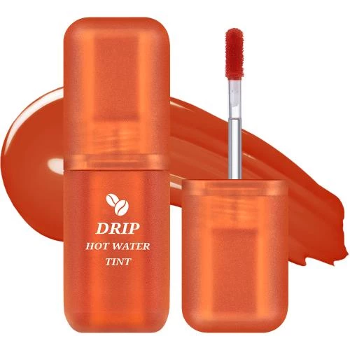 BLACK ROUGE Drip Hot Water Tint Nuantator pentru buze LV06 Honey Roasting - Culoare mata, hidratare si rezistenta lunga durata, 4.5g