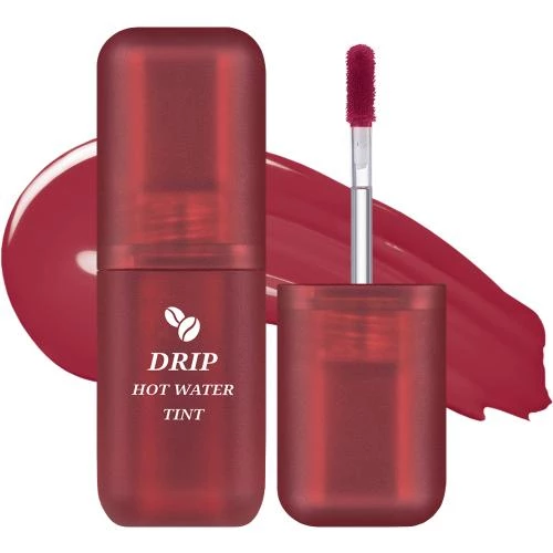 BLACK ROUGE Drip Hot Water Tint Nuantator pentru buze LV09 Mauve Roasting - Rezistenta indelungata si hidratare intensa, 4.5g