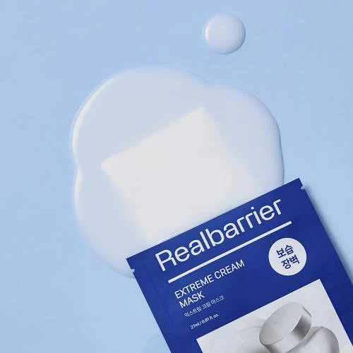 REAL BARRIER Extreme Cream Renewal Masca de Fata Calmanta - Hidratare Profunda si Reparare Bariera, 27 ml