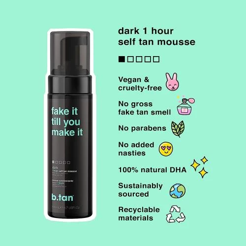 B.tan Fake it till you make it – Spumă autobronzantă, 200 ml