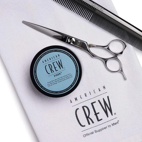 American Crew Fiber – Cremă Modelatoare cu Fixare Puternică și Textură Naturală, Bărbați, 85 g | Grooming Profesional
